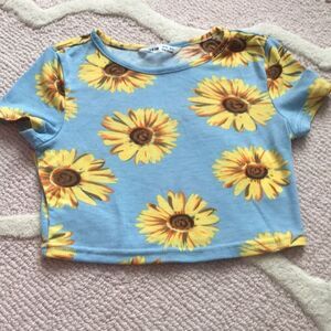 Shein sunflower top